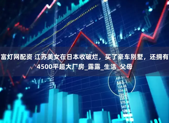 富灯网配资 江苏美女在日本收破烂，买了豪车别墅，还拥有4500平超大厂房_露露_生活_父母